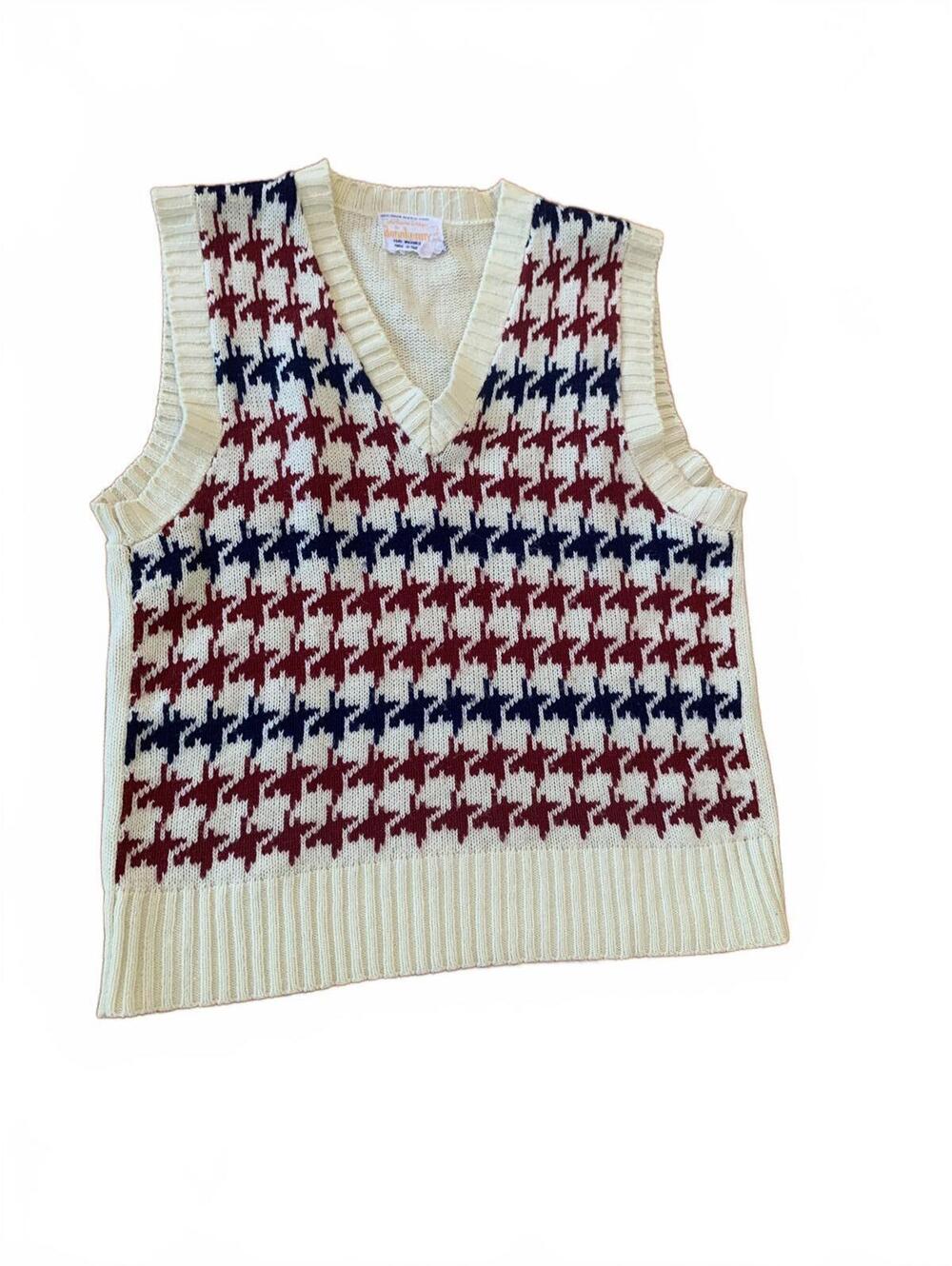 Vintage Donnkenny Exclusive Design Acrylic Knit Sweater Vest